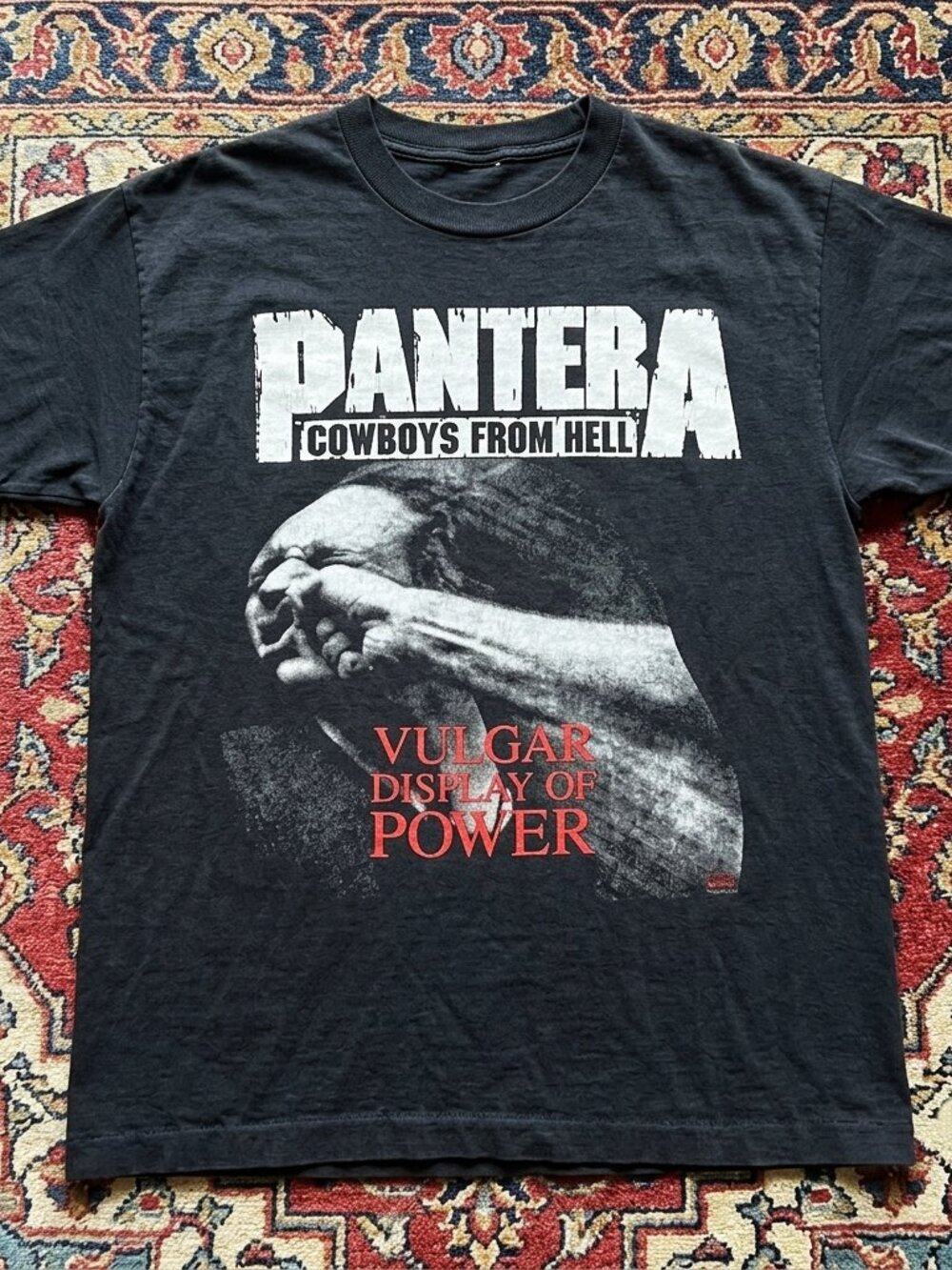 Black Pantera Cowboys from hell graphic tee